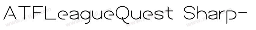 ATFLeagueQuest Sharp字体转换